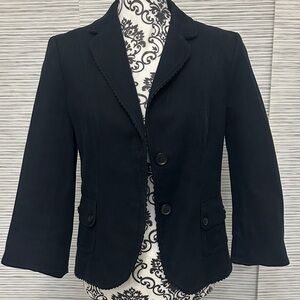Ann Taylor Elegant Black Blazer Sz. 8